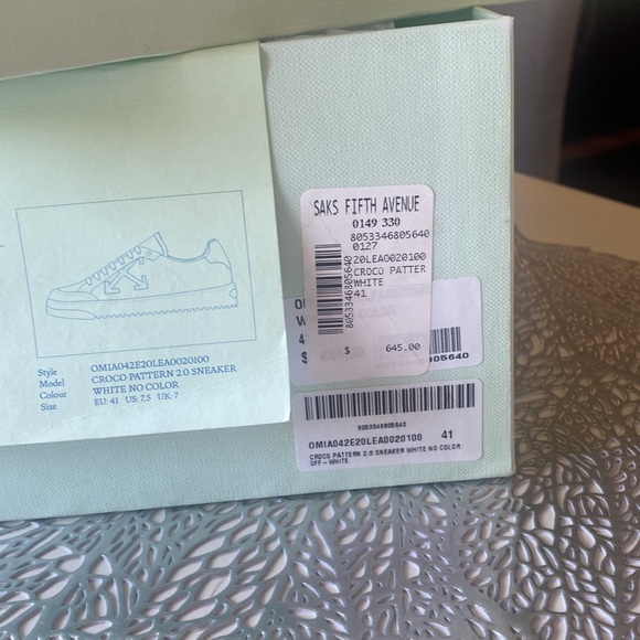 OFF-WHITE Auth Sneakers💯 - Picture 5 of 8